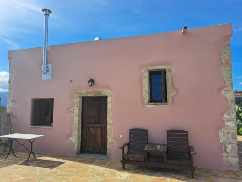 Litsarda Kreta – Charmantes, 200 Jahre altes Steinhaus mit Pool, Garten und Bergblick zu verkaufen Haus kaufen